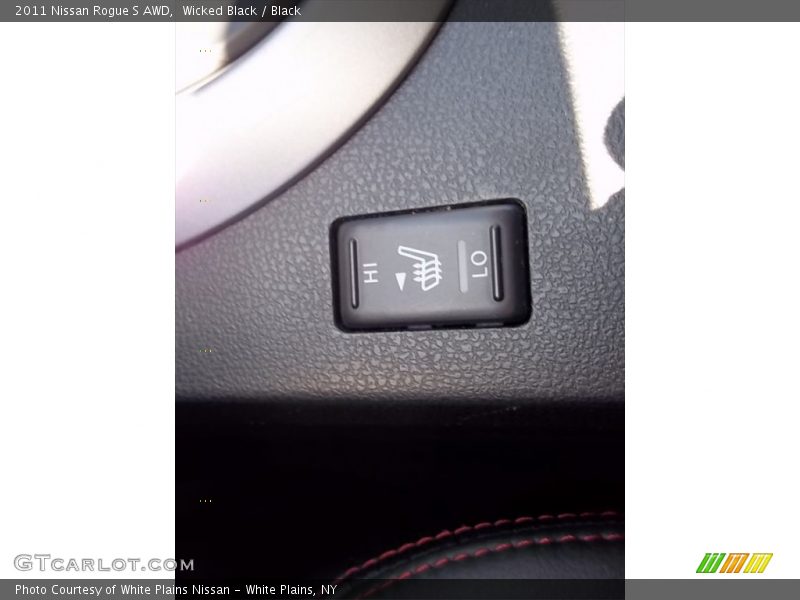 Wicked Black / Black 2011 Nissan Rogue S AWD