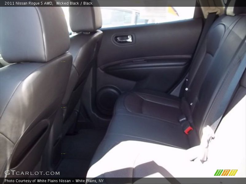 Wicked Black / Black 2011 Nissan Rogue S AWD