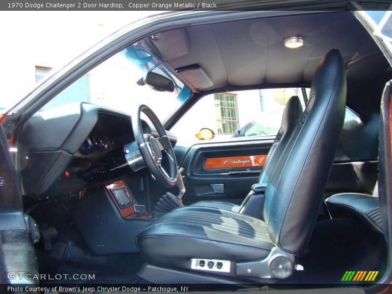 Copper Orange Metallic / Black 1970 Dodge Challenger 2 Door Hardtop