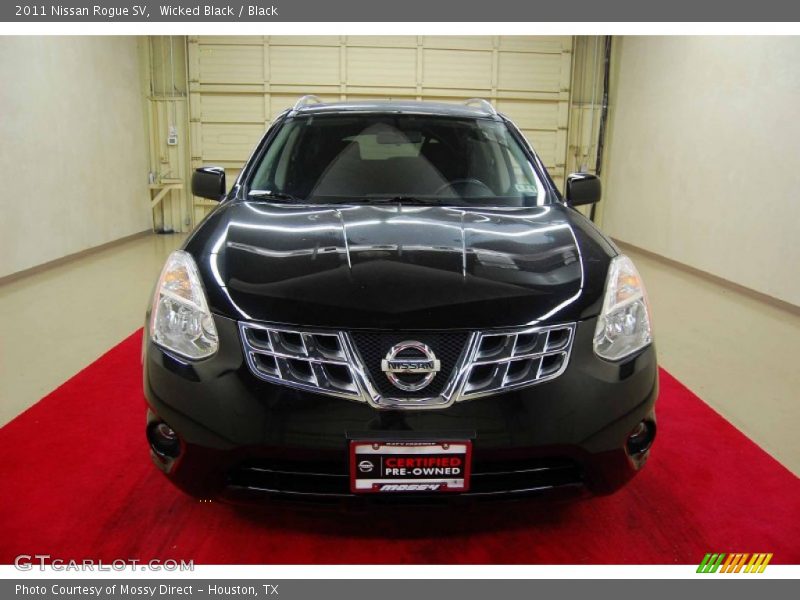 Wicked Black / Black 2011 Nissan Rogue SV