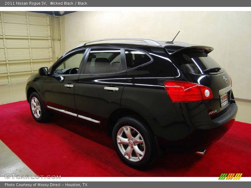 Wicked Black / Black 2011 Nissan Rogue SV