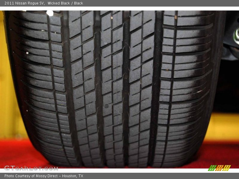 Wicked Black / Black 2011 Nissan Rogue SV