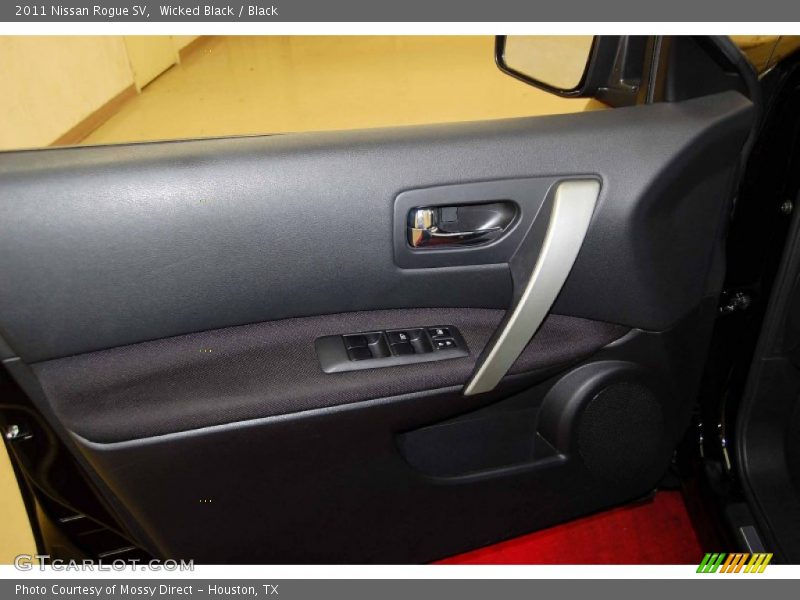 Wicked Black / Black 2011 Nissan Rogue SV