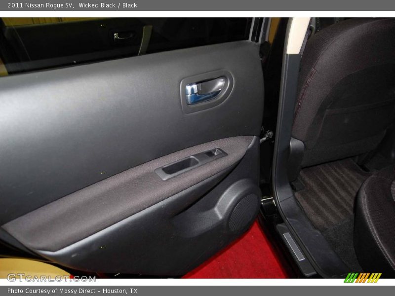 Wicked Black / Black 2011 Nissan Rogue SV