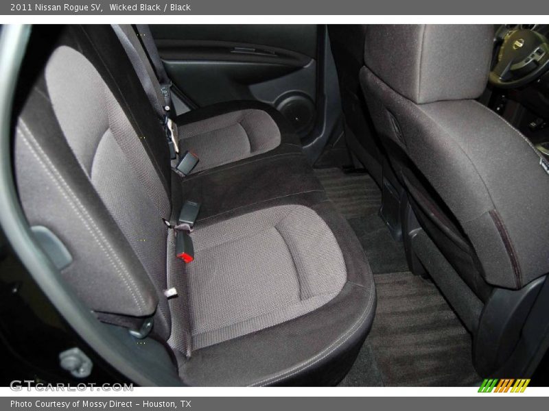 Wicked Black / Black 2011 Nissan Rogue SV