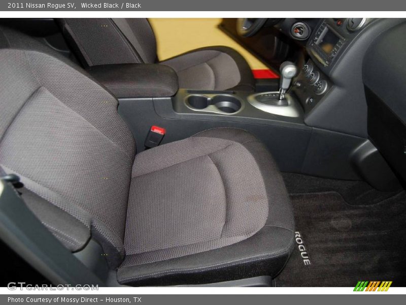 Wicked Black / Black 2011 Nissan Rogue SV