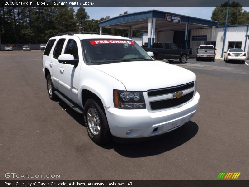 Summit White / Ebony 2008 Chevrolet Tahoe LT
