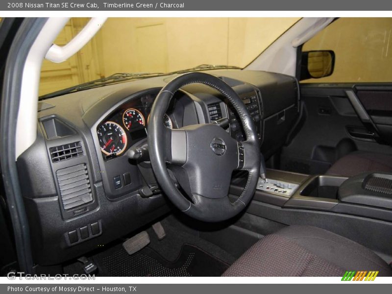 Timberline Green / Charcoal 2008 Nissan Titan SE Crew Cab