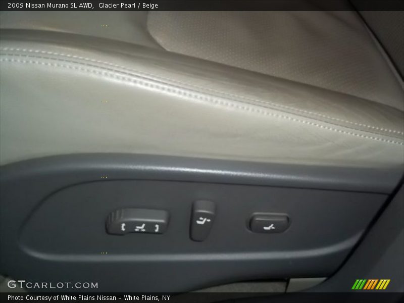 Glacier Pearl / Beige 2009 Nissan Murano SL AWD