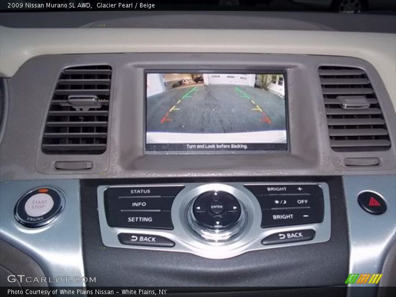 Glacier Pearl / Beige 2009 Nissan Murano SL AWD