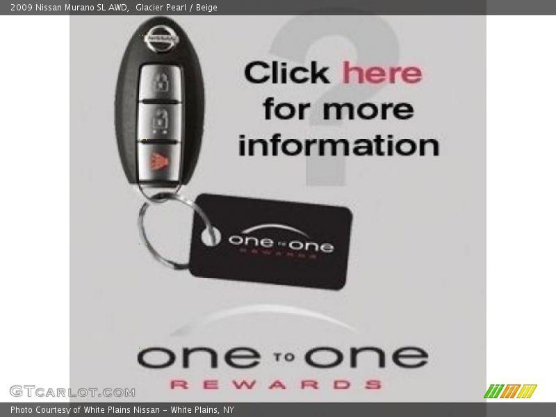 Glacier Pearl / Beige 2009 Nissan Murano SL AWD