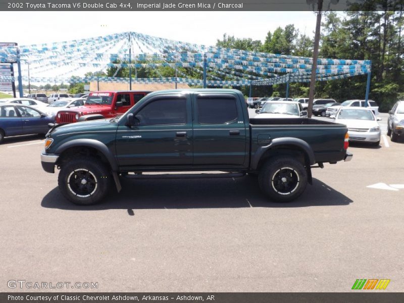 Imperial Jade Green Mica / Charcoal 2002 Toyota Tacoma V6 Double Cab 4x4