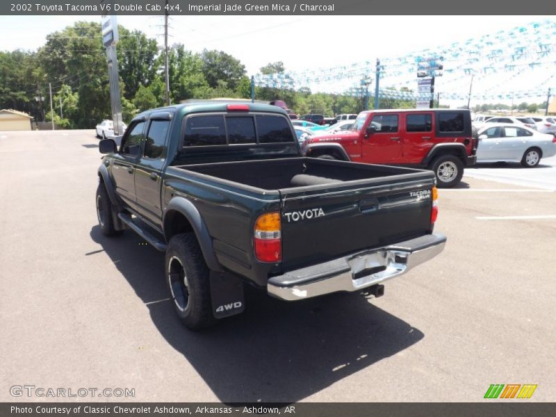 Imperial Jade Green Mica / Charcoal 2002 Toyota Tacoma V6 Double Cab 4x4