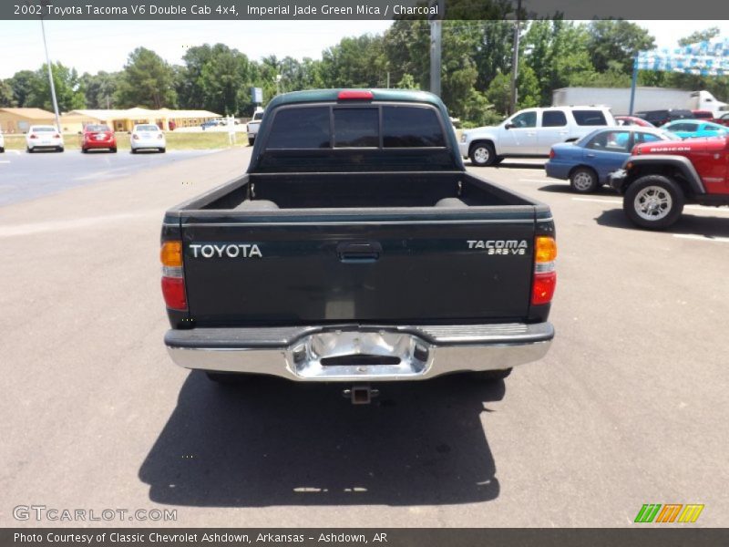 Imperial Jade Green Mica / Charcoal 2002 Toyota Tacoma V6 Double Cab 4x4