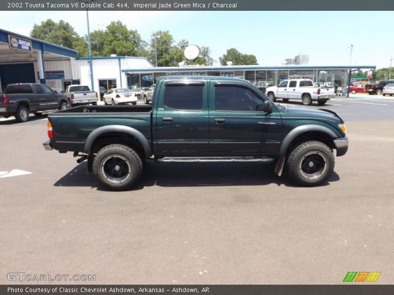 Imperial Jade Green Mica / Charcoal 2002 Toyota Tacoma V6 Double Cab 4x4