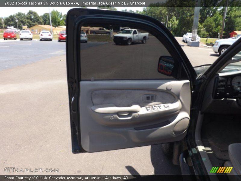 Imperial Jade Green Mica / Charcoal 2002 Toyota Tacoma V6 Double Cab 4x4
