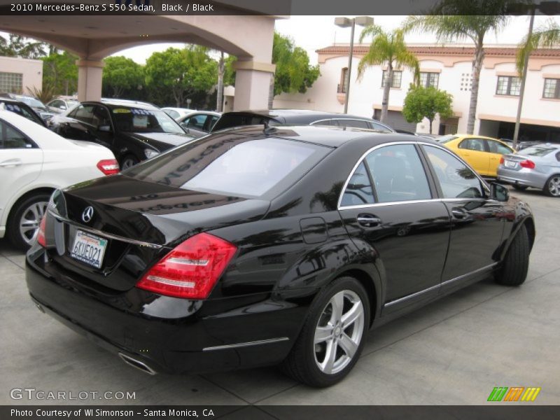 Black / Black 2010 Mercedes-Benz S 550 Sedan