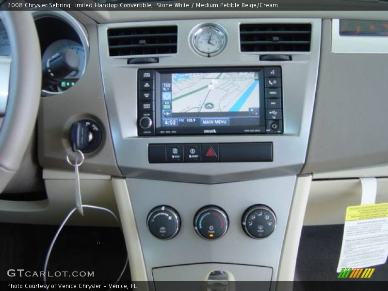 Stone White / Medium Pebble Beige/Cream 2008 Chrysler Sebring Limited Hardtop Convertible