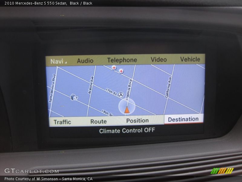 Black / Black 2010 Mercedes-Benz S 550 Sedan