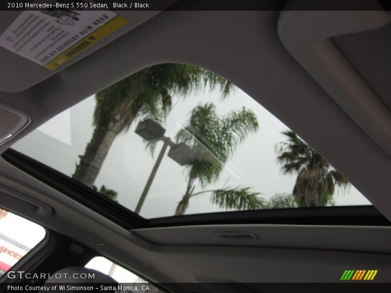 Black / Black 2010 Mercedes-Benz S 550 Sedan