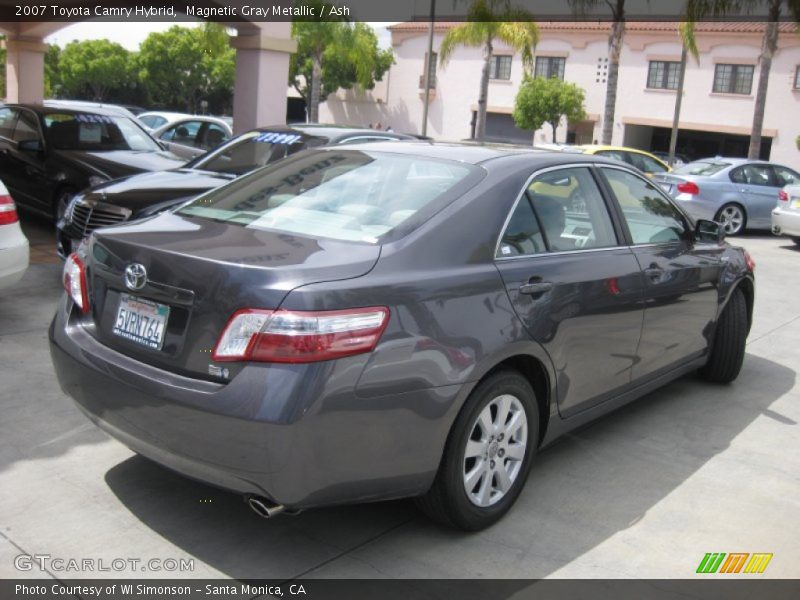 Magnetic Gray Metallic / Ash 2007 Toyota Camry Hybrid