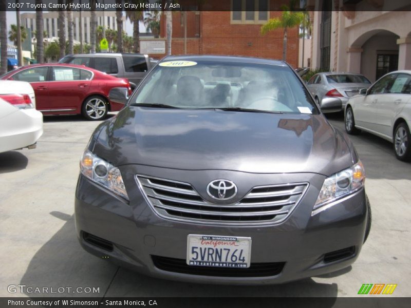 Magnetic Gray Metallic / Ash 2007 Toyota Camry Hybrid
