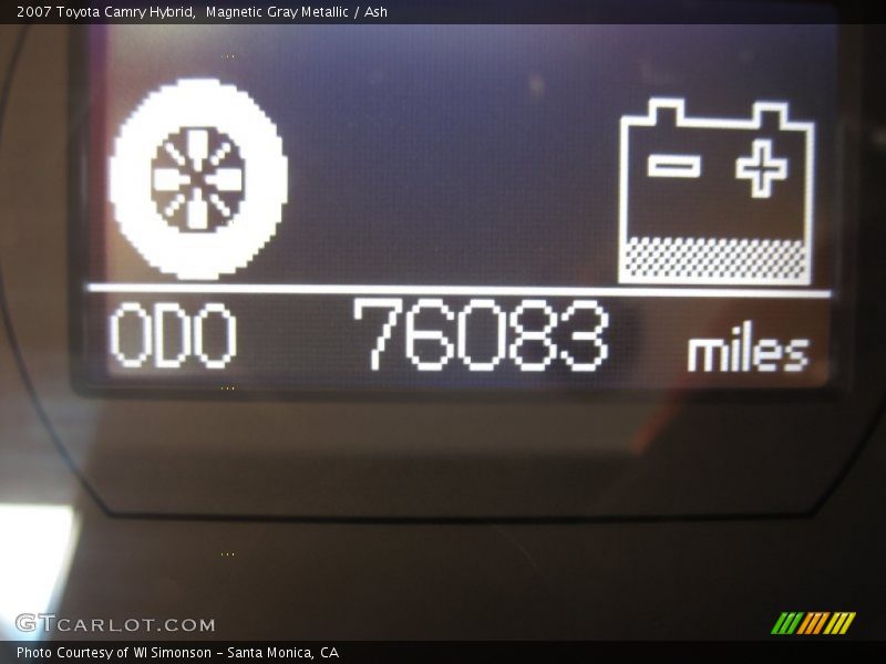 Magnetic Gray Metallic / Ash 2007 Toyota Camry Hybrid