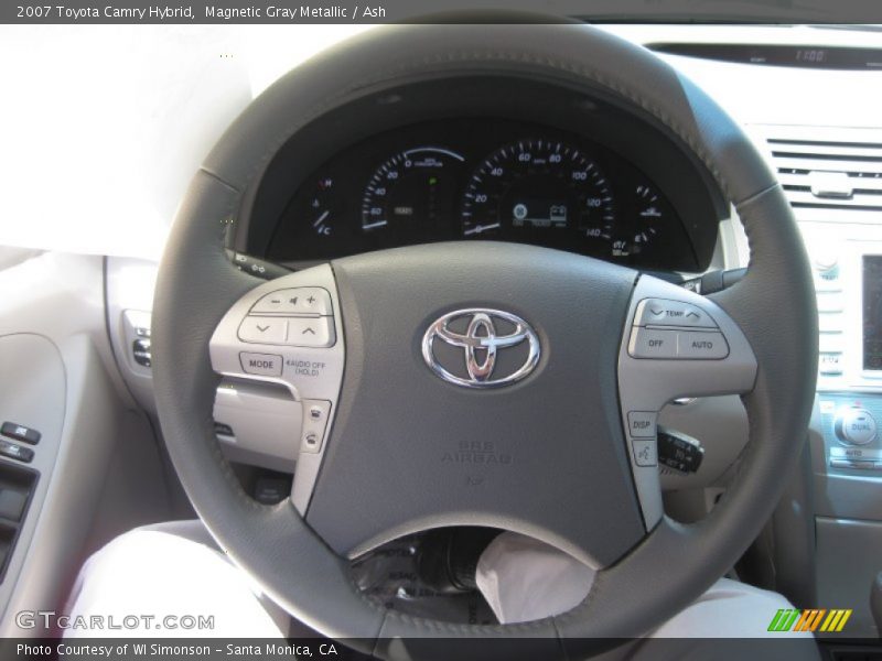 Magnetic Gray Metallic / Ash 2007 Toyota Camry Hybrid