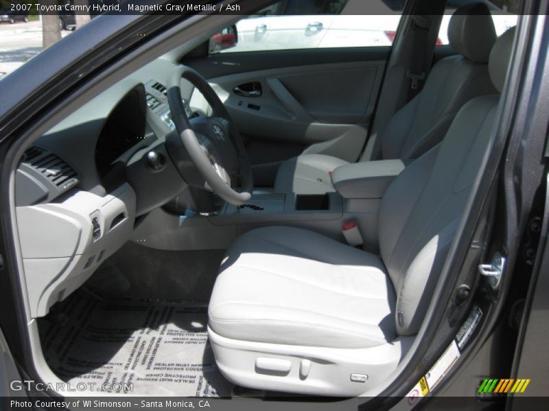 Magnetic Gray Metallic / Ash 2007 Toyota Camry Hybrid