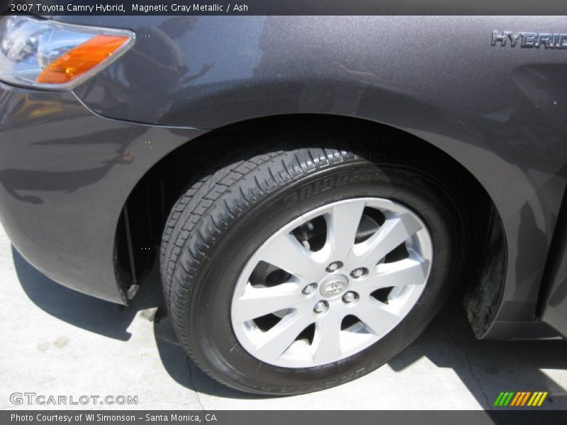 Magnetic Gray Metallic / Ash 2007 Toyota Camry Hybrid