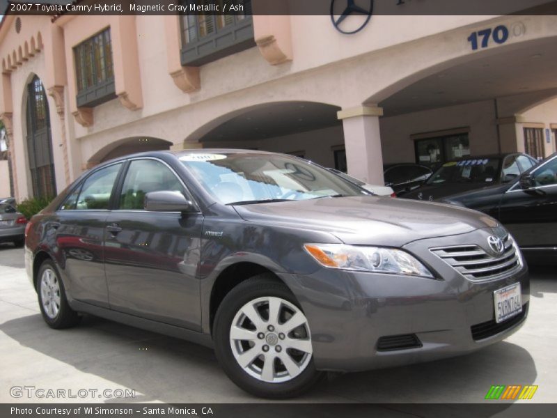 Magnetic Gray Metallic / Ash 2007 Toyota Camry Hybrid