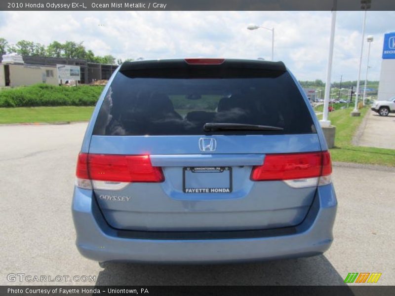 Ocean Mist Metallic / Gray 2010 Honda Odyssey EX-L