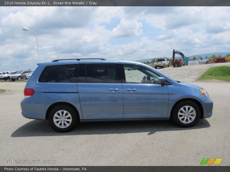 Ocean Mist Metallic / Gray 2010 Honda Odyssey EX-L