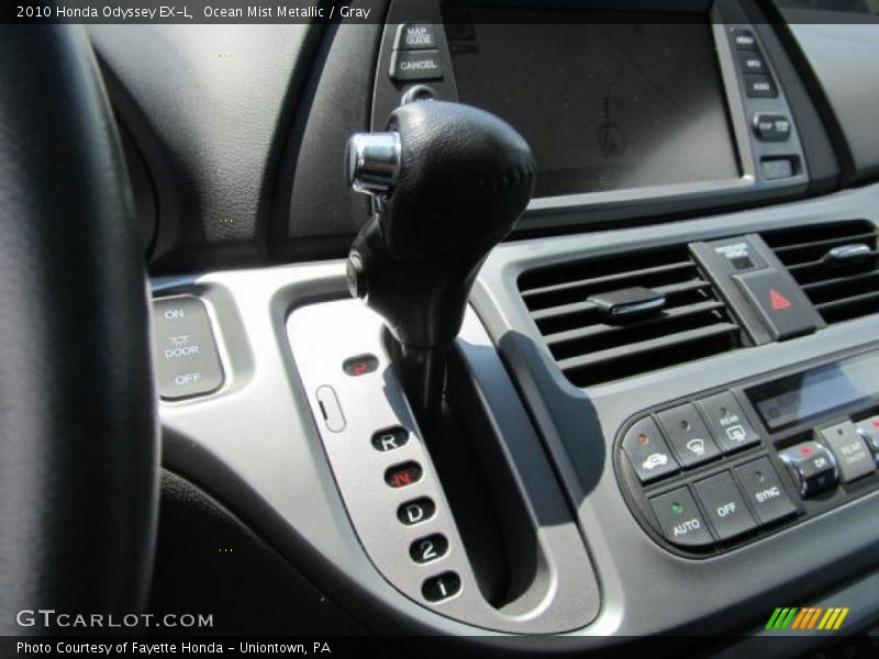 Ocean Mist Metallic / Gray 2010 Honda Odyssey EX-L