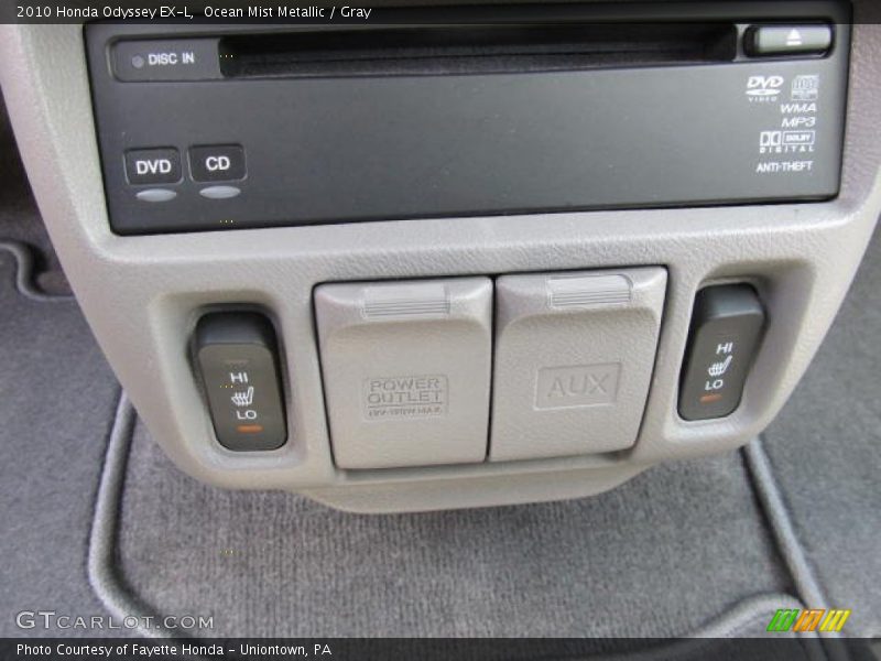 Ocean Mist Metallic / Gray 2010 Honda Odyssey EX-L