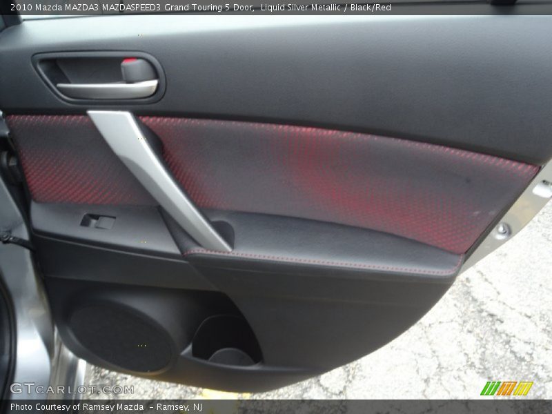 Liquid Silver Metallic / Black/Red 2010 Mazda MAZDA3 MAZDASPEED3 Grand Touring 5 Door