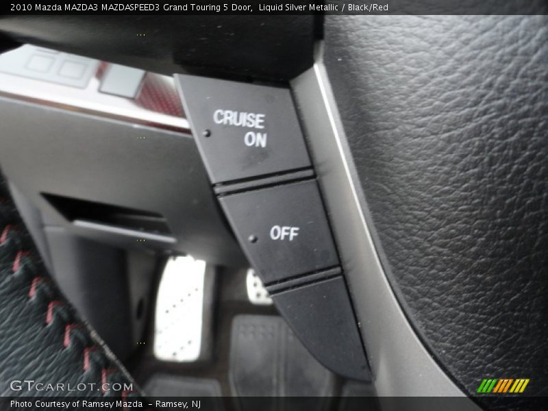 Liquid Silver Metallic / Black/Red 2010 Mazda MAZDA3 MAZDASPEED3 Grand Touring 5 Door