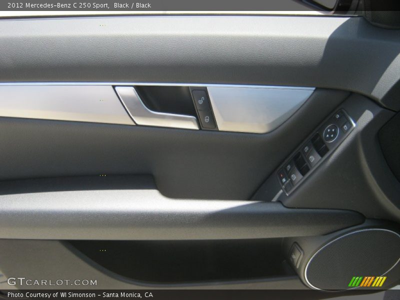 Black / Black 2012 Mercedes-Benz C 250 Sport