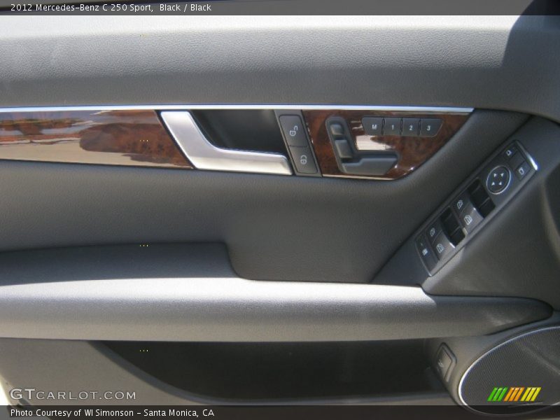 Black / Black 2012 Mercedes-Benz C 250 Sport