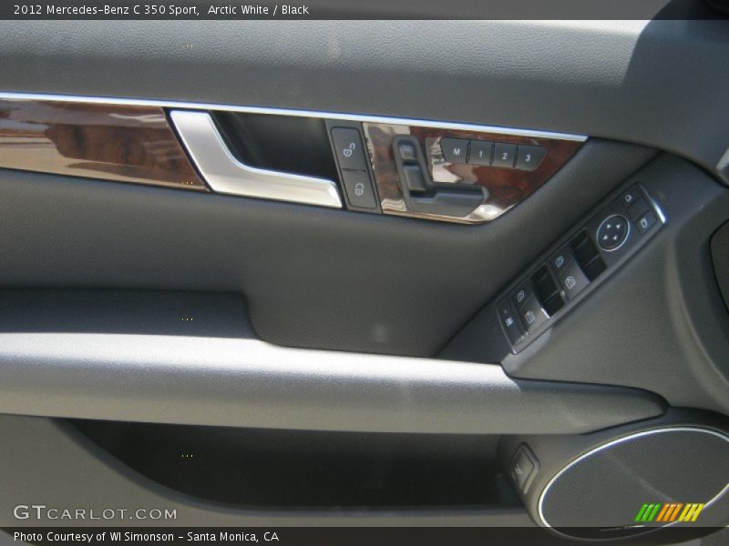 Arctic White / Black 2012 Mercedes-Benz C 350 Sport