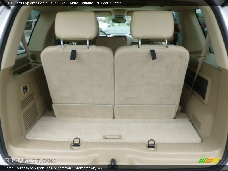 White Platinum Tri-Coat / Camel 2010 Ford Explorer Eddie Bauer 4x4