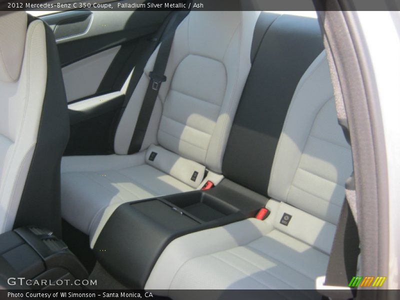 Palladium Silver Metallic / Ash 2012 Mercedes-Benz C 350 Coupe