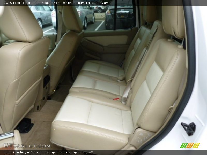 White Platinum Tri-Coat / Camel 2010 Ford Explorer Eddie Bauer 4x4