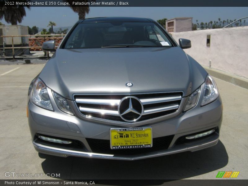 Palladium Silver Metallic / Black 2012 Mercedes-Benz E 350 Coupe