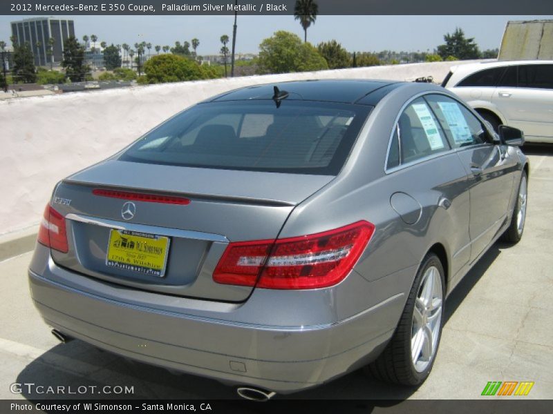 Palladium Silver Metallic / Black 2012 Mercedes-Benz E 350 Coupe