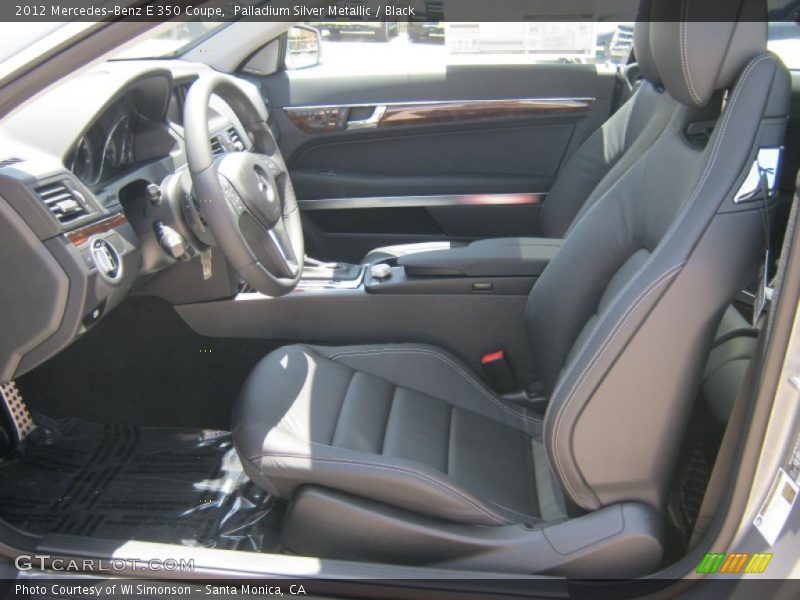 Palladium Silver Metallic / Black 2012 Mercedes-Benz E 350 Coupe