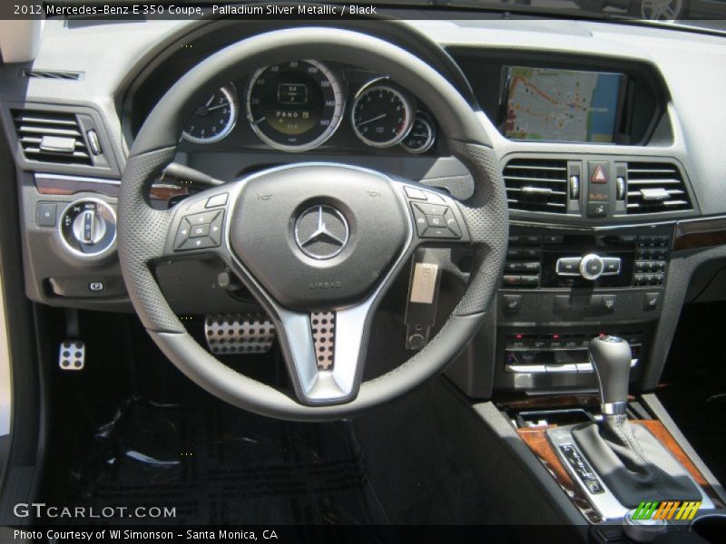 Palladium Silver Metallic / Black 2012 Mercedes-Benz E 350 Coupe