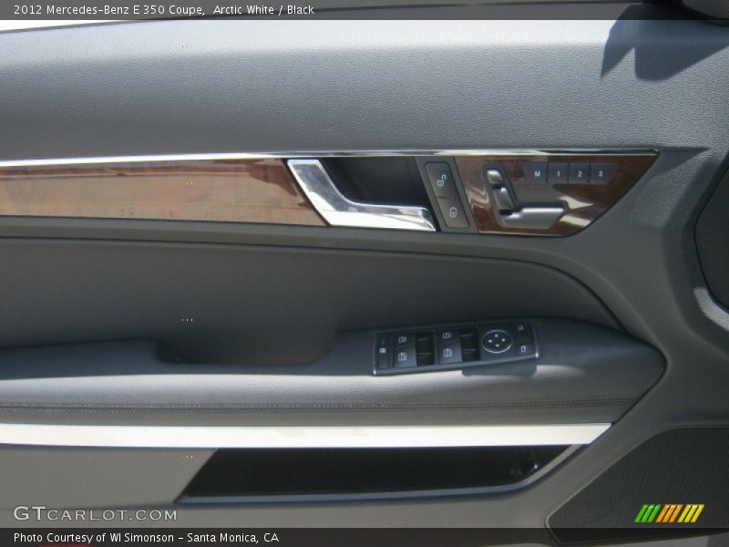 Arctic White / Black 2012 Mercedes-Benz E 350 Coupe