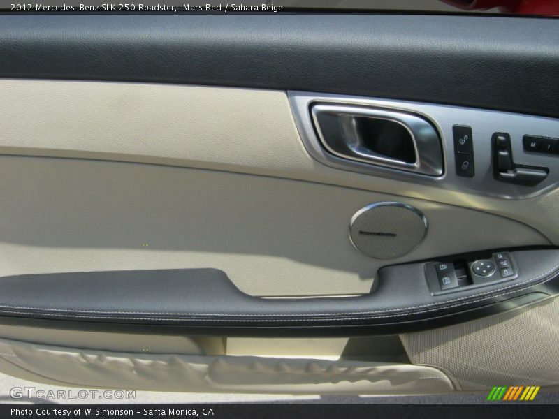 Mars Red / Sahara Beige 2012 Mercedes-Benz SLK 250 Roadster