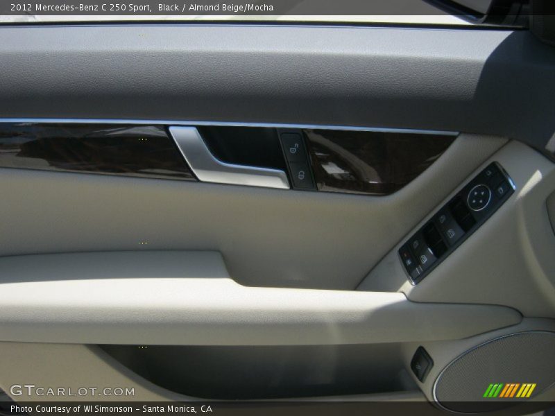 Black / Almond Beige/Mocha 2012 Mercedes-Benz C 250 Sport